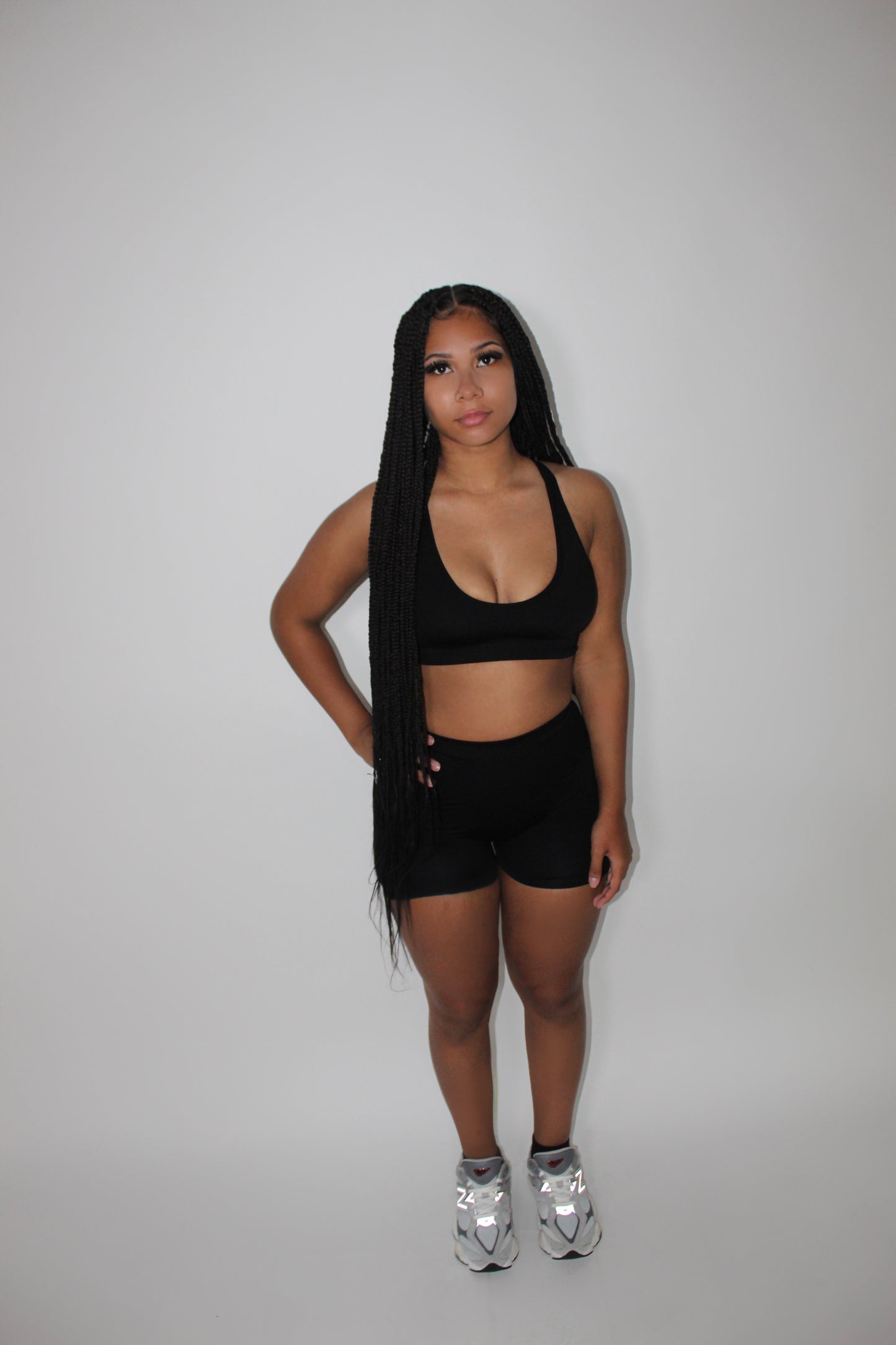 Black Snatched Set