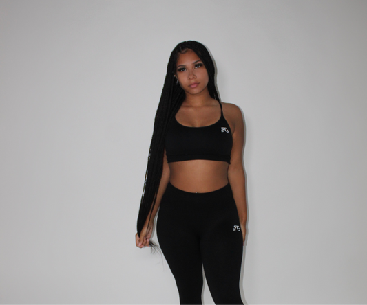 Black Vital Sports Bra